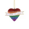 Cody Foster 2.25" Love Is Love Glass Christmas Ornament RO-3259-S -The Jolly Christmas Store RO 3259 S 1 23822.1691443617
