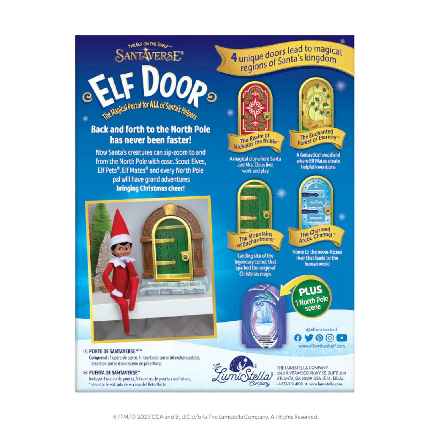 Elf On The Shelf Santaverse Elf Door Accessory SVELFDOOR12P 6 Elf On The Shelf Santaverse Elf Door Accessory SVELFDOOR12P - Image 4