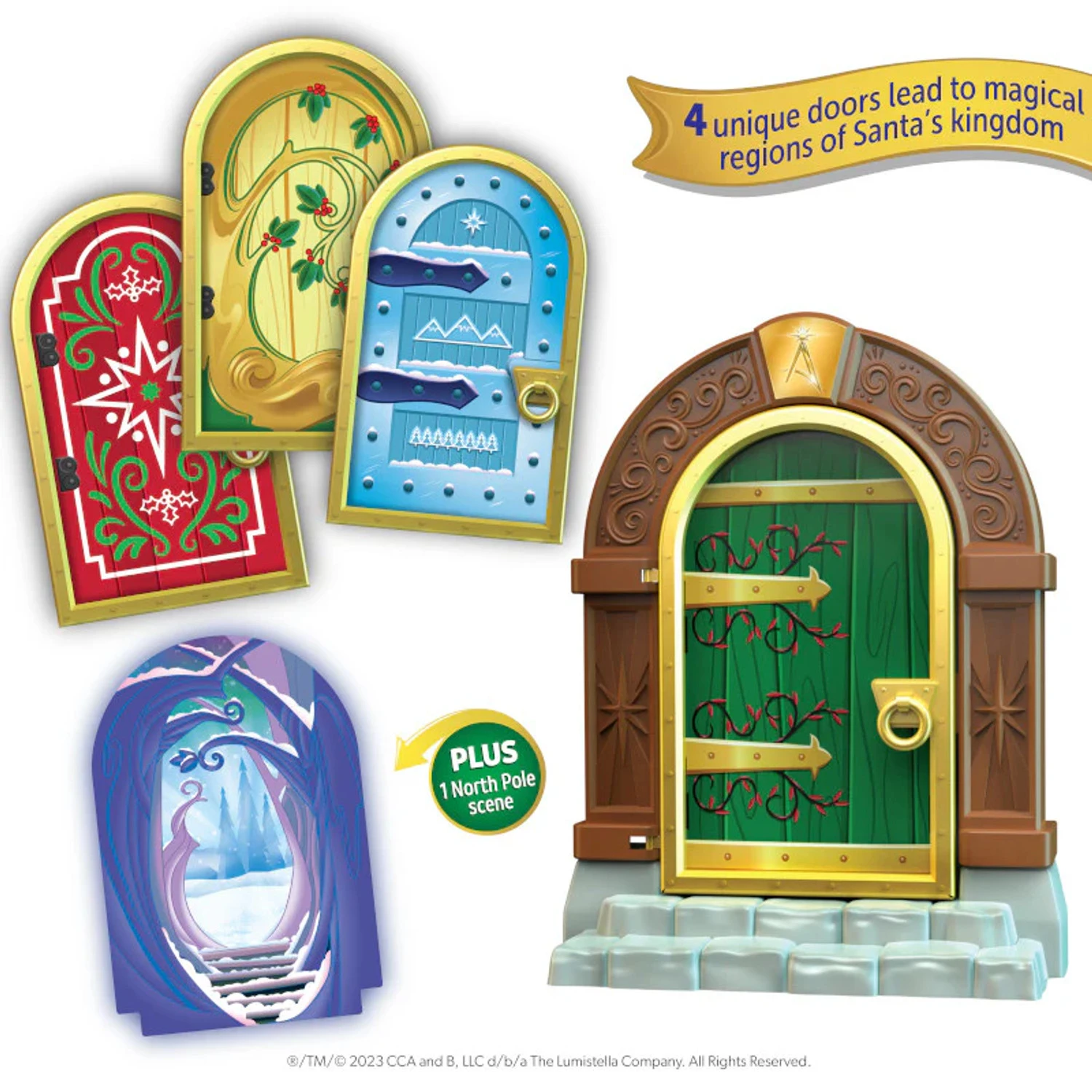 Elf On The Shelf Santaverse Elf Door Accessory SVELFDOOR12P 7 Elf On The Shelf Santaverse Elf Door Accessory SVELFDOOR12P - Image 5