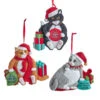 Kurt Adler 3.5" Fat Cat Christmas Ornament A2220 -The Jolly Christmas Store a2220 07062.1677083823