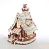 Kurt Adler 12" Electric Lighted Claydough Gingerbread House Christmas Figure J3628 -The Jolly Christmas Store api05sud3 19541.1646091900