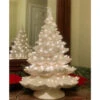 Large Lighted White Ceramic Christmas Tree 23" -The Jolly Christmas Store api56dyq7 23615.1646091938