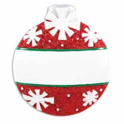 Red With Snowflakes Ball Personalized Christmas Ornament 7 Red With Snowflakes Ball Personalized Christmas Ornament -The Jolly Christmas Store api5ayk4u 88133.1646091897