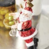 Raz 6" Eric Cortina Just One Drink Santa Glass Christmas Ornament 4153114 -The Jolly Christmas Store api5lrmqt 13247.1646091954