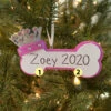 Pink Dog Bone With Princess Crown Personalized Christmas Ornament 1 Pink Dog Bone With Princess Crown Personalized Christmas Ornament -The Jolly Christmas Store apiem05hj 98281.1646091869