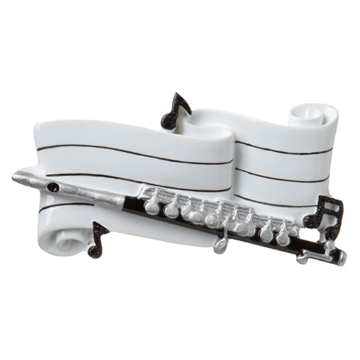 Flute Personalized Christmas Ornament OR1684 5 Flute Personalized Christmas Ornament OR1684 - Image 3