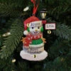 Snowman Standing By A Light Post Personalized Christmas Ornament -The Jolly Christmas Store apiq6cp0i 30033.1646091885