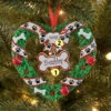 Puppy's First Christmas Wreath Personalized Christmas Ornament OR1612 -The Jolly Christmas Store apiv29uzw 72714.1646091903