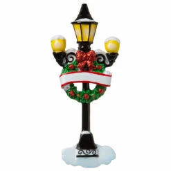 Holiday Light Post Personalized Christmas Ornament OR1862 -The Jolly Christmas Store apiyaickd 18900.1646091907