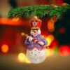 Kurt Adler 6" Bellissimo Band Leader Snowman Glass Christmas Ornament BELL0042 -The Jolly Christmas Store bell0042 50 79405.1722527244