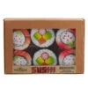 6 Piece Boxed Set Of Sushi Christmas Ornament D4063 -The Jolly Christmas Store d4063 76218.1653326091