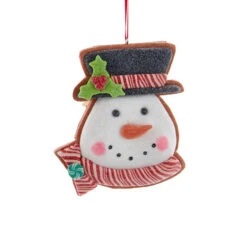 Kurt Adler 4.85" Set Of 4 Claydough Cookie Christmas Ornament D4156 -The Jolly Christmas Store d4156d 71290.1677688123