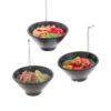 Kurt Adler 2.75" Set Of 3 Asian Rice & Noodle Bowl Christmas Ornament D4237 -The Jolly Christmas Store d4237 24743.1677694761