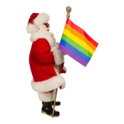 Kurt Adler 10" Fabriché Pride Santa Christmas Figure FA0179 -The Jolly Christmas Store fa0179 01 75022.1677777293