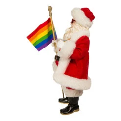 Kurt Adler 10" Fabriché Pride Santa Christmas Figure FA0179 -The Jolly Christmas Store fa0179 03 56854.1677777300