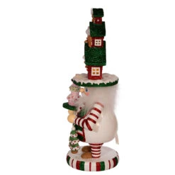 Kurt Adler 15" Hollywood Nutcrackers Lighted Gingerbread House Hat Nutcracker HA0571 -The Jolly Christmas Store ha0571 04 94818.1678220018