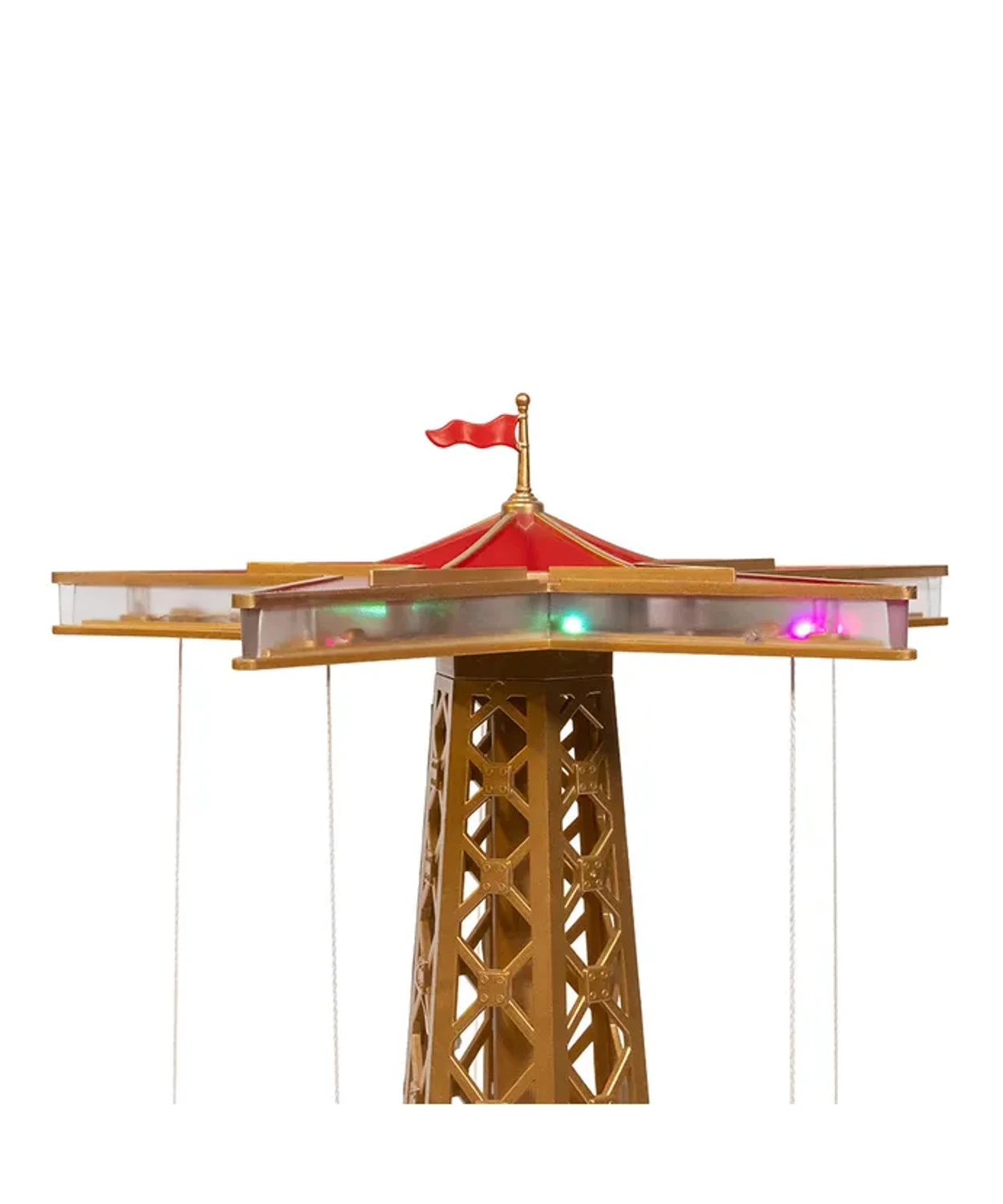 Kurt Adler LED Lighted Musical Santa Balloon Drop Table Piece Christmas Decoration JEL1336 4 Kurt Adler LED Lighted Musical Santa Balloon Drop Table Piece Christmas Decoration JEL1336 - Image 2