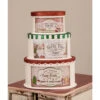 Bethany Lowe Set Of 3 Sweet Tidings Christmas Nesting Boxes TL1361 -The Jolly Christmas Store tl1361 lg 44996.1723569171